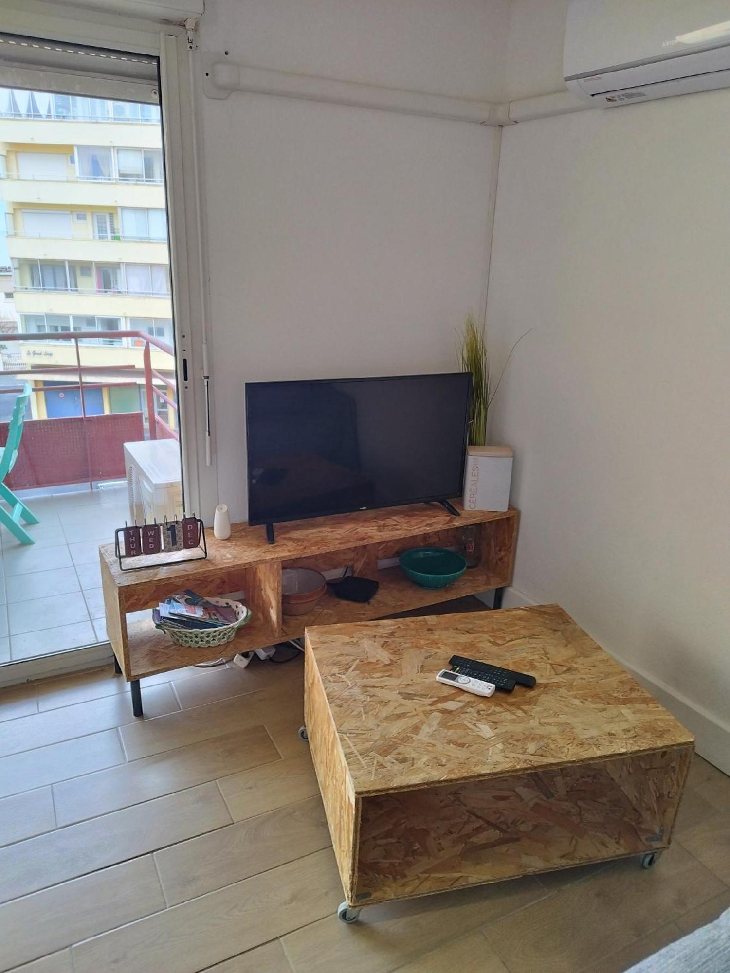 T3 Vue Mer Avec Acces A La Plage, Wifi, Clim - Dansnotreappart-Com - Valras-Plage Kültér fotó